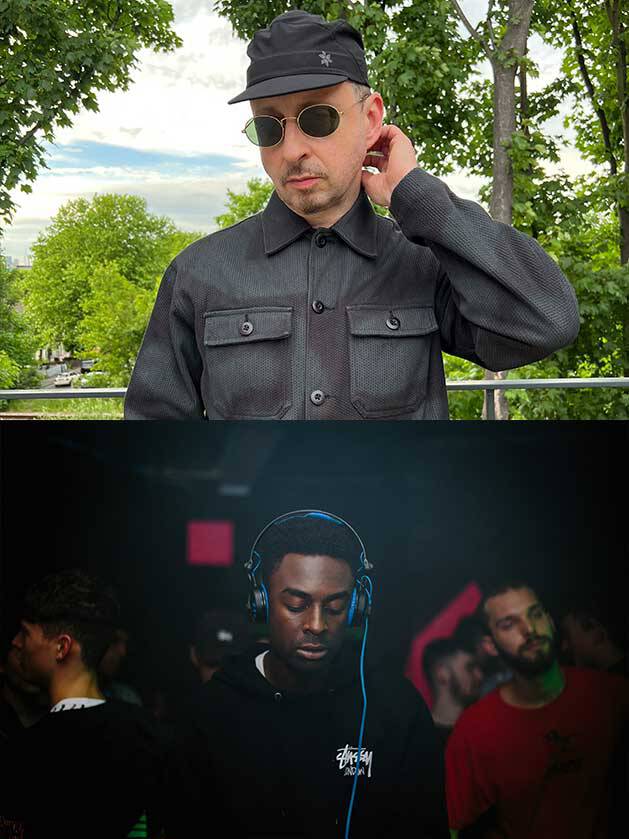 zdjęcie przedstawia Tim Reaper b2b Kode9