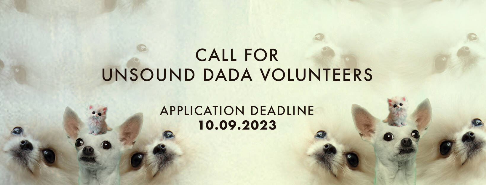 volunteer call application festival music festival art festival european unsound